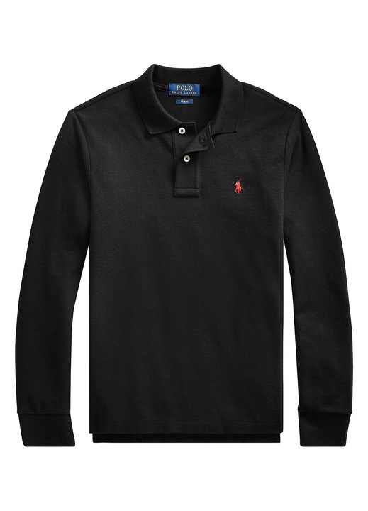 Polo barbatesc, Polo Ralph Lauren, bumbac 100%, negru, S INTL