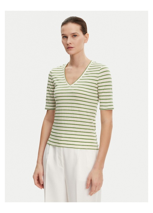 Tricou dama, Weekend Max Mara, dungi, verde, in/elastan