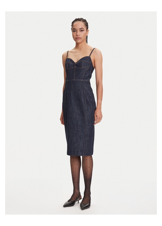 Rochie din denim Miss Sixty, Bleumarin