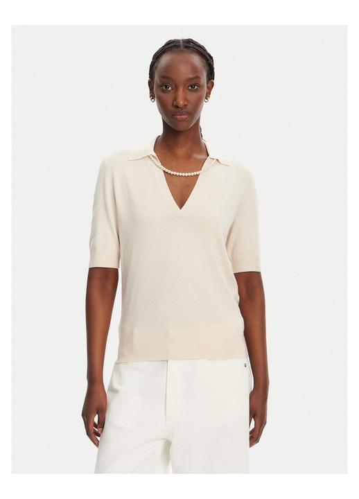 Pulover dama, Liu Jo, viscoza, bej, L INTL