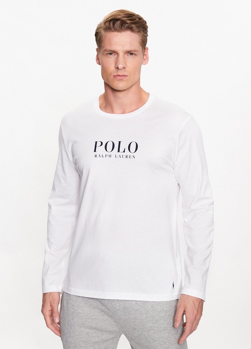 Bluza bumbac alb Polo Ralph Lauren, Alb, XL