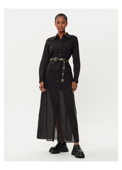 Rochie camasa, Michael Michael Kors, bumbac, negru, pentru femei