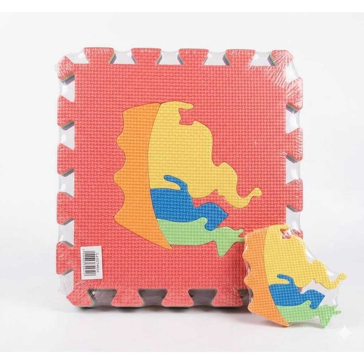 Pihe puha habszivacs szőnyeg gyerekeknek, 10 db -os, 29 ×29×1 cm