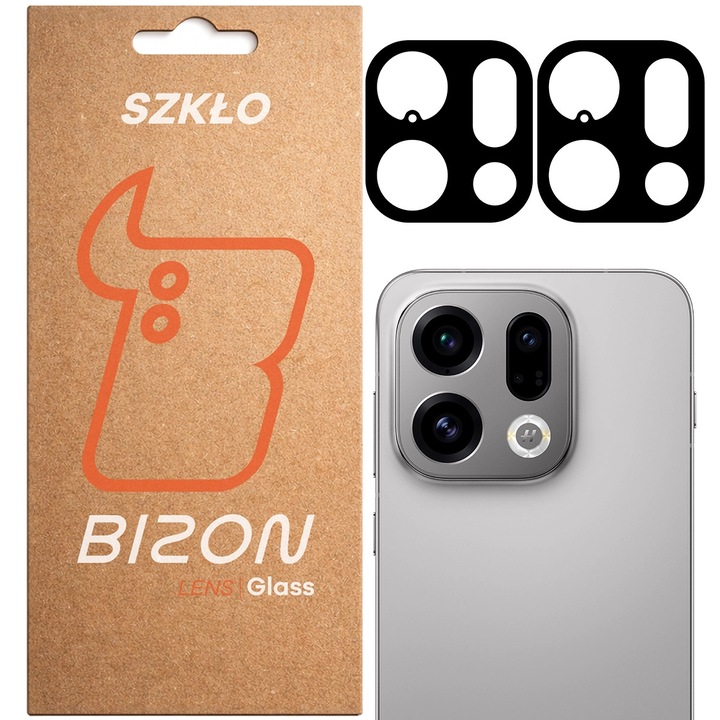 Kameraüveg Bizon Glass Lens kompatibilis Oppo Find X9, 2 darab