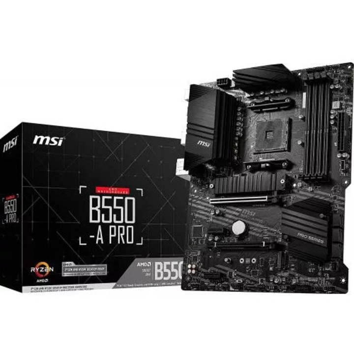 Placa de baza MSI B550-A PRO, AMD B550, AM4, ATX