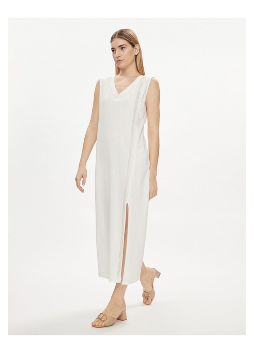 Rochie casual Liu Jo din bumbac alb, Alb