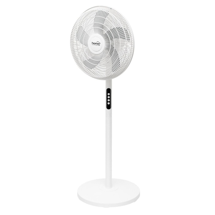 HOME SF16C álló ventilátor, 50 W, 40 cm lapátátmérő, 3 fokozat, oszcillálás funkció, fehér