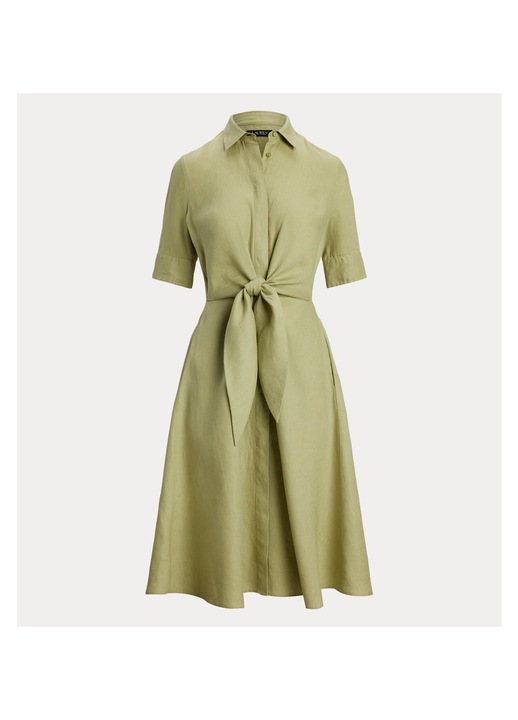 Rochie camasa, Lauren Ralph Lauren, verde, pentru femei