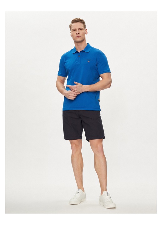 Pantaloni scurti pentru barbati, Napapijri, bumbac, bleumarin