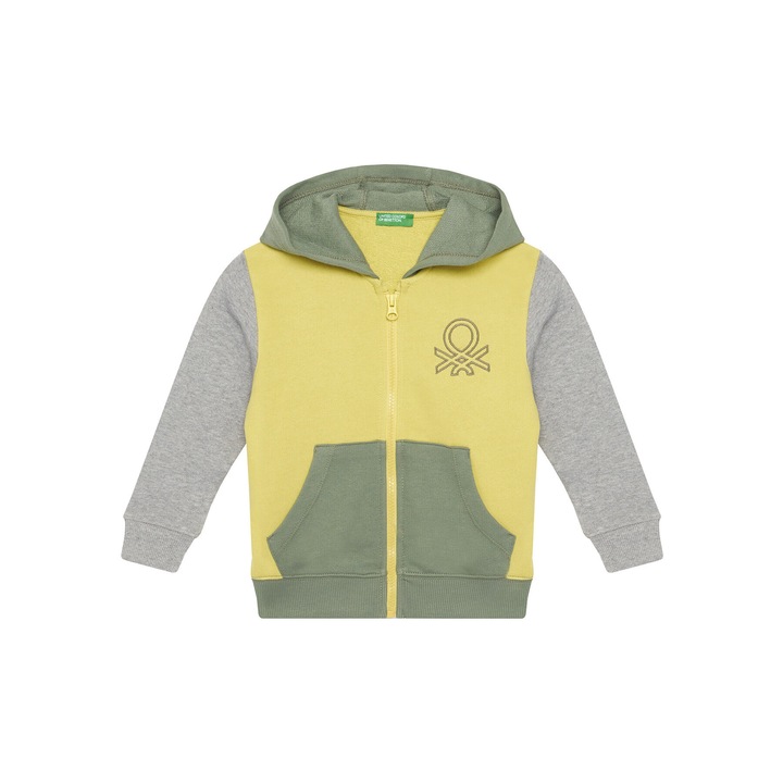 Pulover copii, United Colors of Benetton, multicolor, bumbac, Multicolor