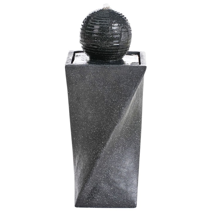 Fantana de gradina LED Acquacheta Gri grafit