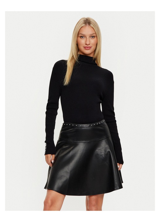 Rochie tricotata, Morgan, 71% viscoza, 29% poliamida, negru, 42 EU