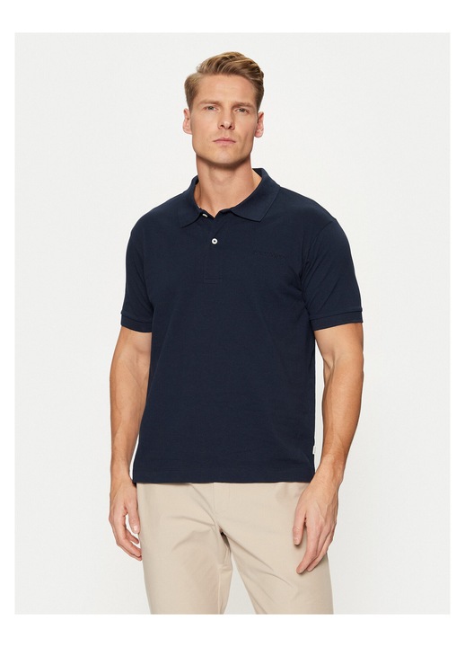 Tricou barbati, Guess Jeans, bumbac organic, bleumarin, XS INTL