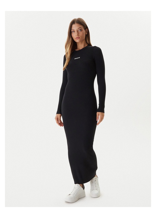 Rochie tricotata, GUESS, neagra, 52% poliester, 2XS INTL