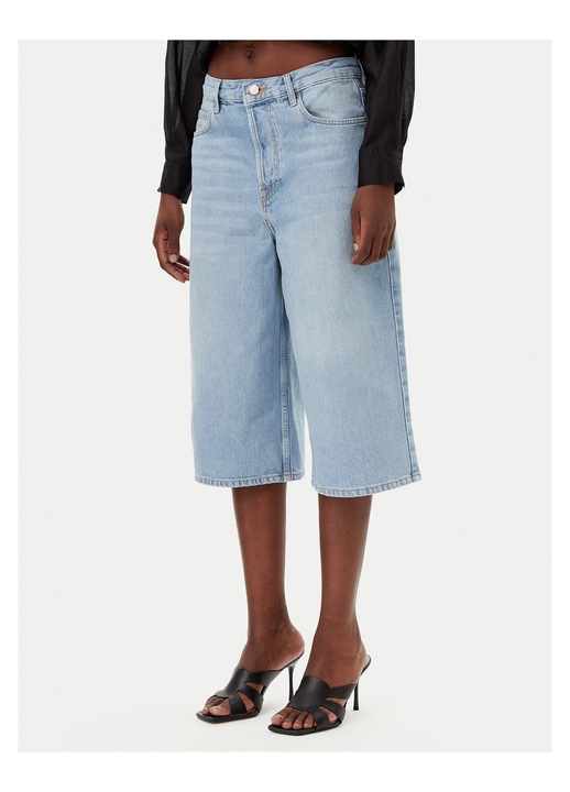 Pantaloni dama, Liu Jo, bumbac, albastru deschis, 28 US