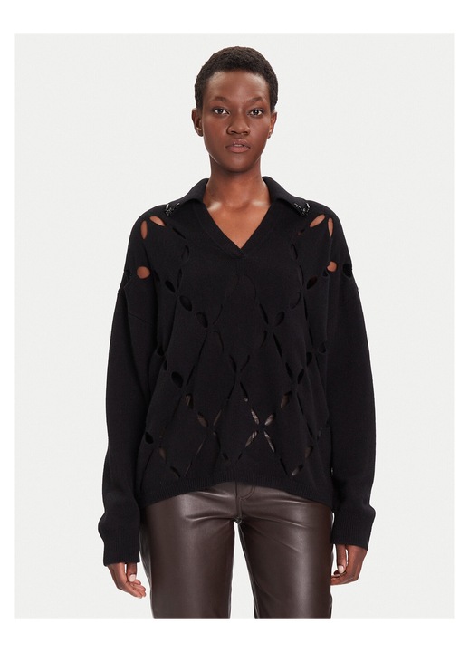 Pulover dama, Liu Jo, Lana, negru