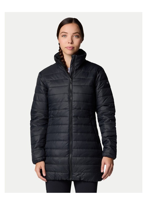 Geaca de exterior dama, Columbia, nylon, negru, 100% poliester, fermoar, XS INTL