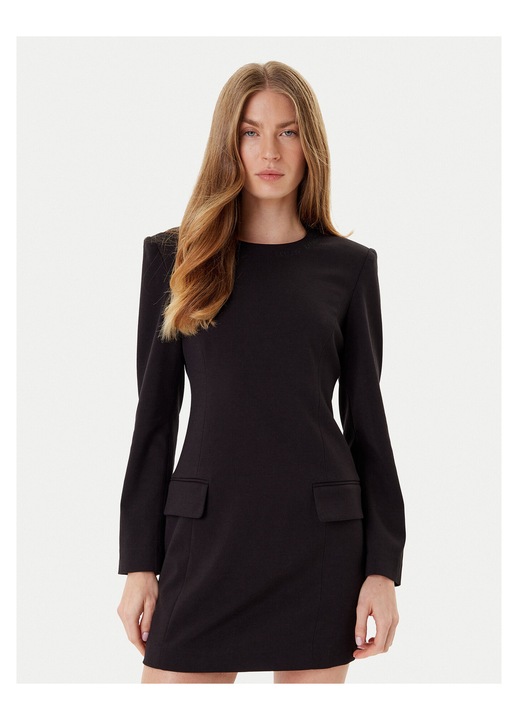 Rochie casual, Armani Exchange, neagra, 67% poliester