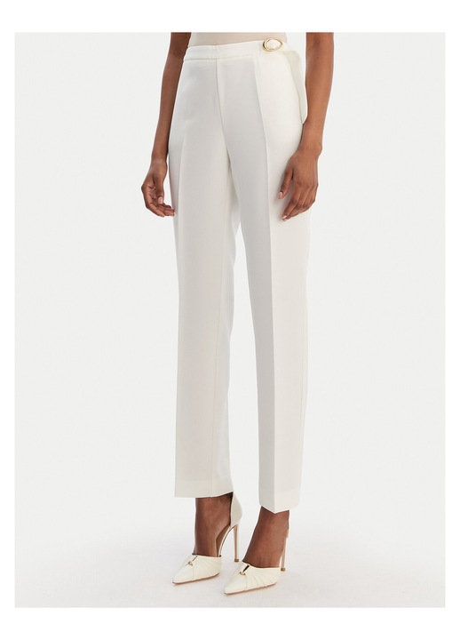 Pantaloni dama, Guess by Marciano, poliester, ecru, Ecru