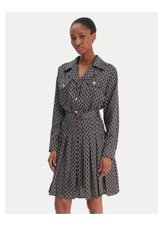 Rochie casual, GUESS BY MARCIANO, poliester, negru, Negru, 46