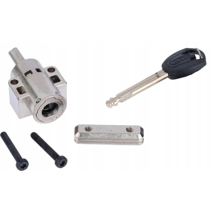 Cilindru blocare baterie, Abus, Tuba Smart System, aluminiu, set