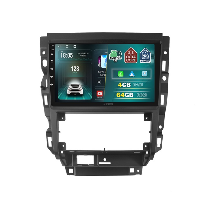 Navigatie Volkswagen Golf IV (1997-2003) / Bora (1998–2005) dedicata, MaxTech® PRO SERIES, 4 GB Ram 64 GB Rom OctaCore, Carplay & Android auto, Ecran 9 ” HD Touch, Wifi, Bluetooth, Radio, Youtube