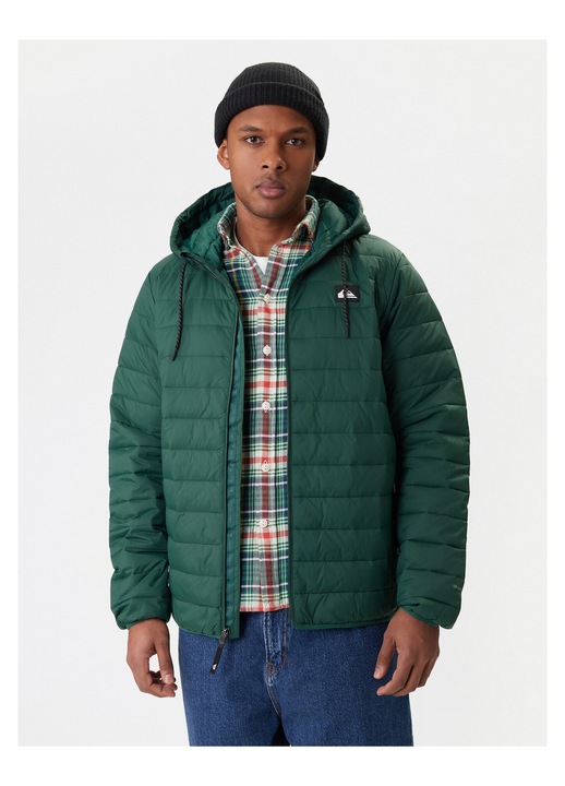 Geaca de tranzitie barbati, Quiksilver, verde, nylon reciclat, M INTL