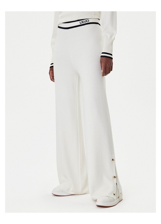 Pantaloni dama, Liu Jo, Viscoza, Ecru