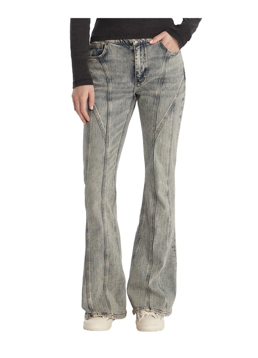 Blugi dama, GUESS, Albastru, Bumbac reciclat