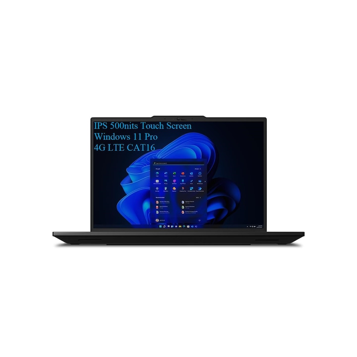 Лаптоп Lenovo ThinkPad P14s Gen 5 (AMD), 14" WUXGA 1920x1200 IPS 500nits Touch Screen, AMD Ryzen 5 PRO 8640HS 6-core, 32 GB DDR5, 512 GB SSD m2 PCIe, AMD Radeon 760M Graphics, Windows 11 Pro, 1.31kg Black, 4G LTE CAT16