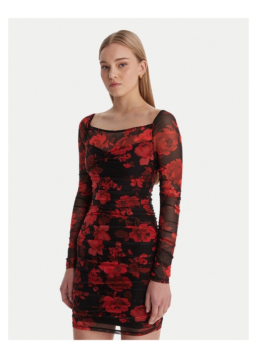 Rochie cocktail Guess rosu, Rosu