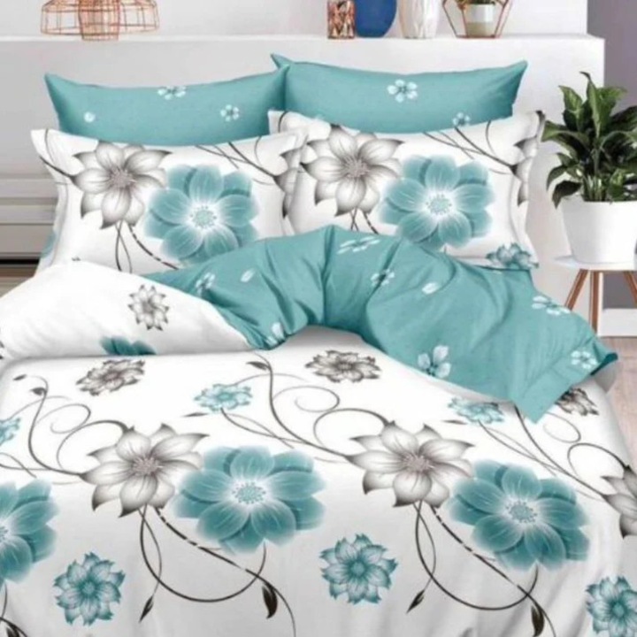 Finom ágynemű, 6 részes szett, 200x230cm, többszínű