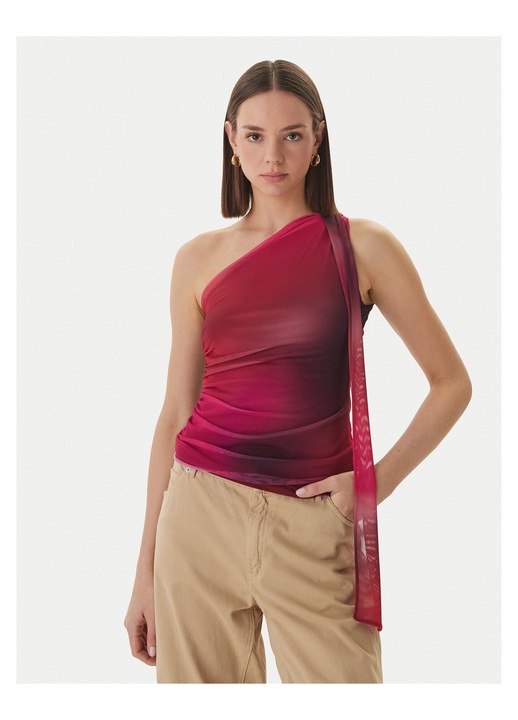 Top dama Desigual rosu, Rosu