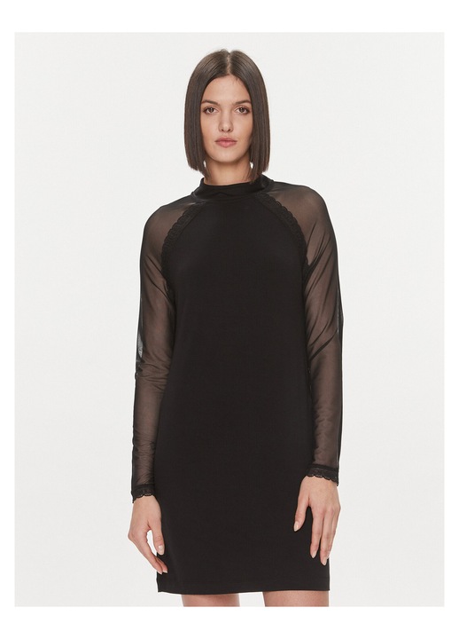 Rochie de cocktail, Liu Jo, poliester, negru, 95% poliester, 5% elastan, S INTL
