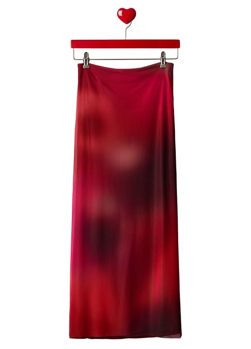 Fusta creion Desigual, Rosu