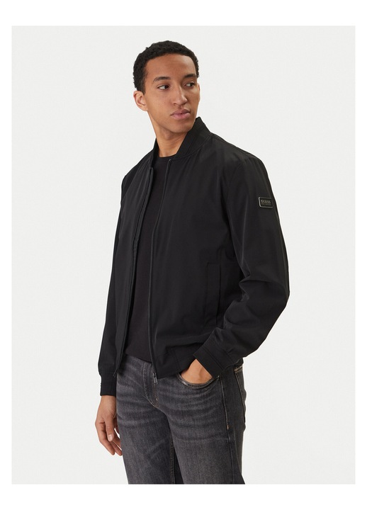 Geaca bomber barbati Guess, Negru, L