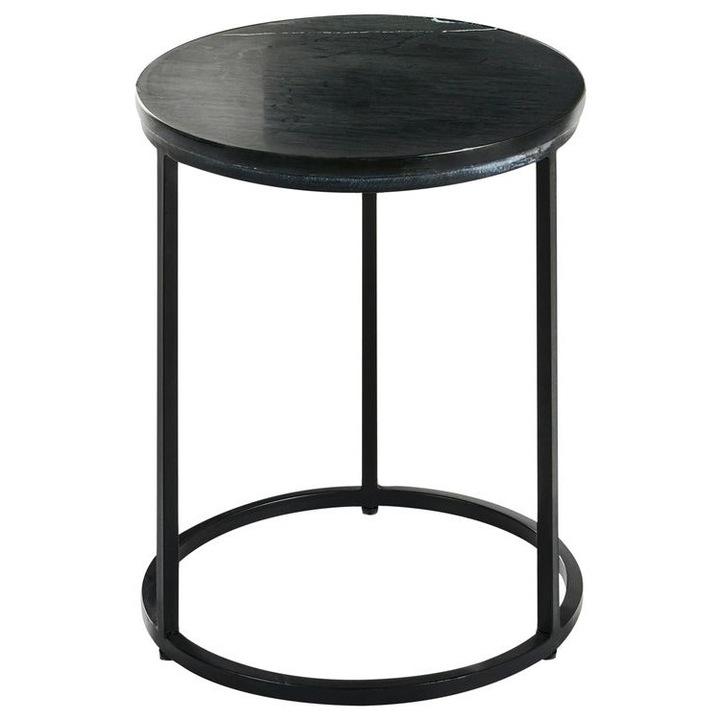 Masa laterala Tyrell Marmura Negru