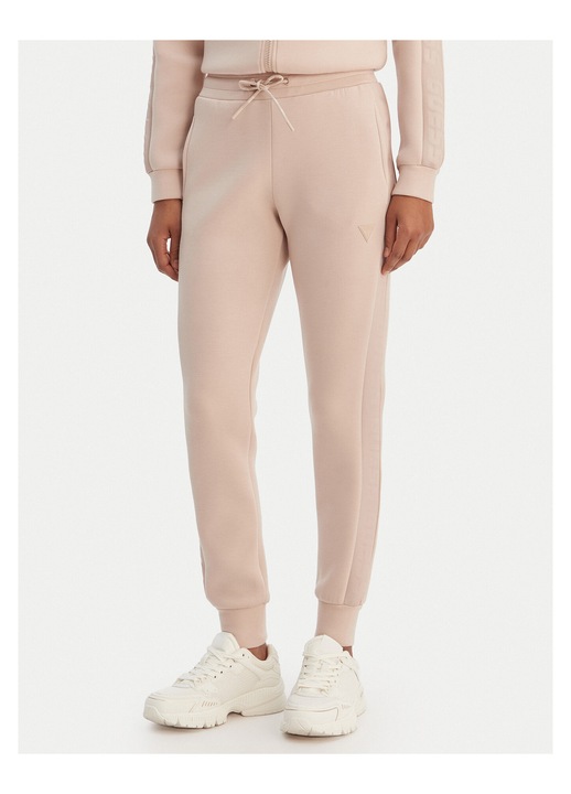 Pantaloni dama, Guess, viscoza, 568975, Bej, M