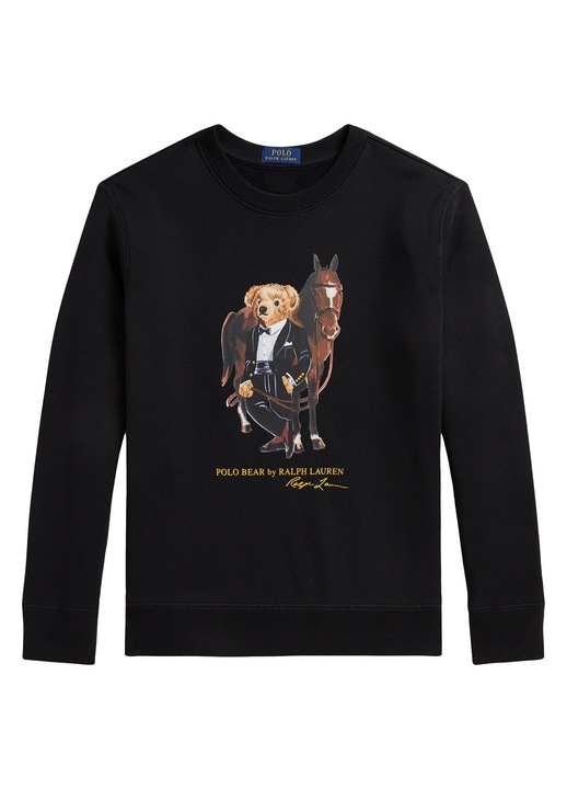 Bluza barbati, Polo Ralph Lauren, bumbac, negru