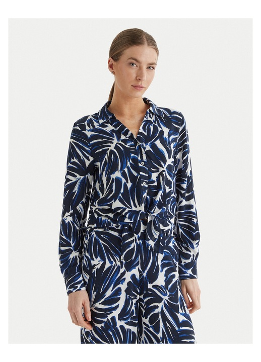 Camasa dama, Only, Viscoza, sistem inchidere nasturi, Bleumarin