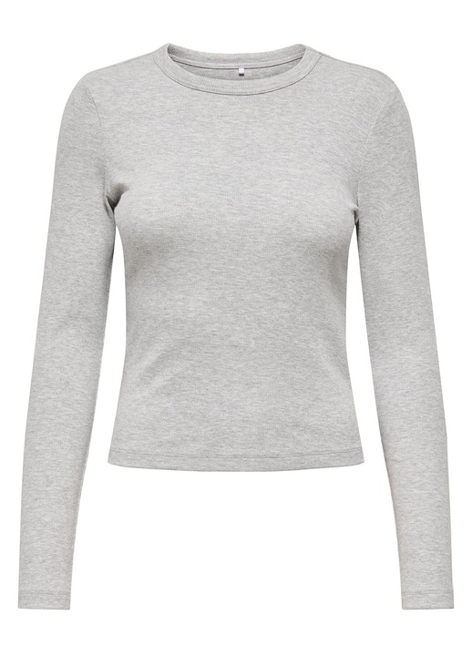 Bluza dama Only din bumbac organic, Gri