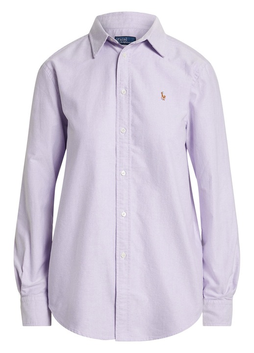 Camasa dama, Polo Ralph Lauren, bumbac, violet, sistem inchidere nasturi