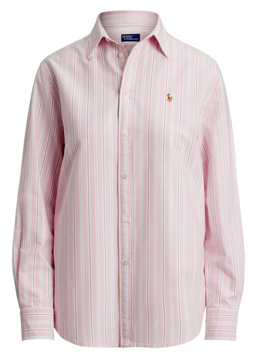 Camasa de dama Polo Ralph Lauren roz cu dungi, Roz
