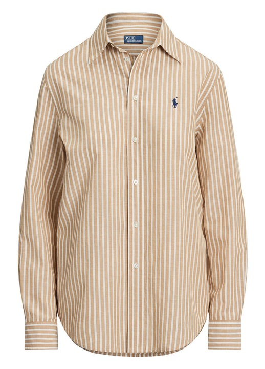Camasa dama, Polo Ralph Lauren, dungi, bej, bumbac, S INTL