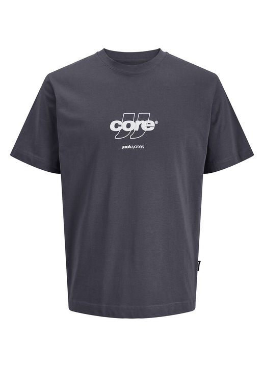 Tricou Jack & Jones gri din bumbac, Gri