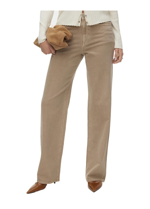 Blugi dama, Vero Moda, bej, bumbac