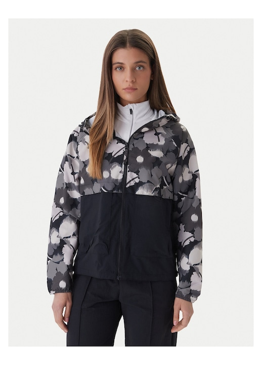 Jacheta de vant, Columbia, poliester, fermoar, negru