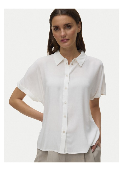 Camasa dama Vero Moda alb viscoza, Alb