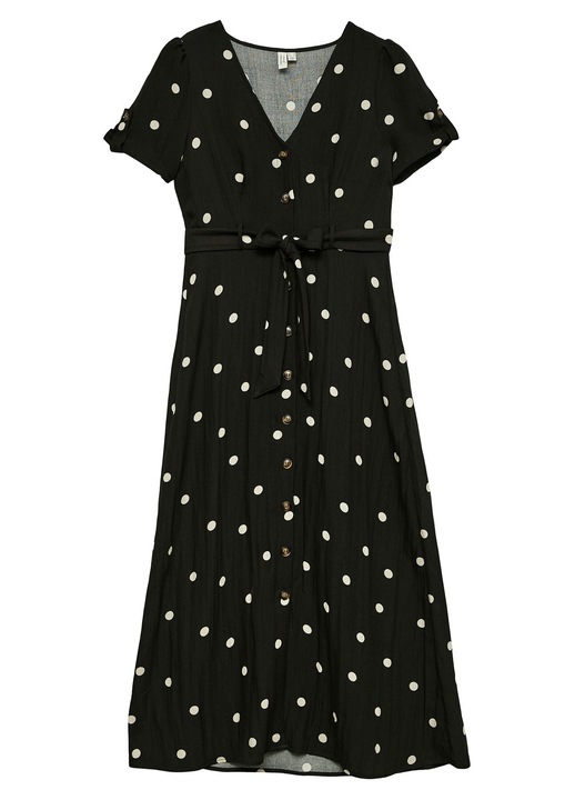 Rochie camasa Dama, Vero Moda, buline, Negru