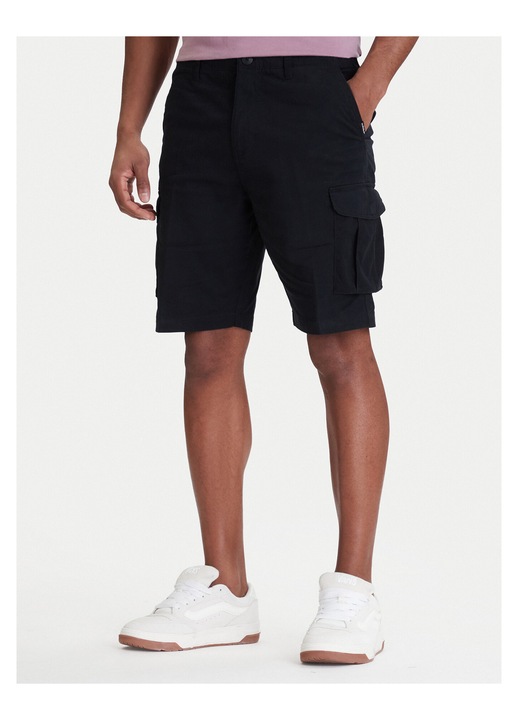 Pantaloni scurti barbati, Quiksilver, bumbac, negru, 28 US